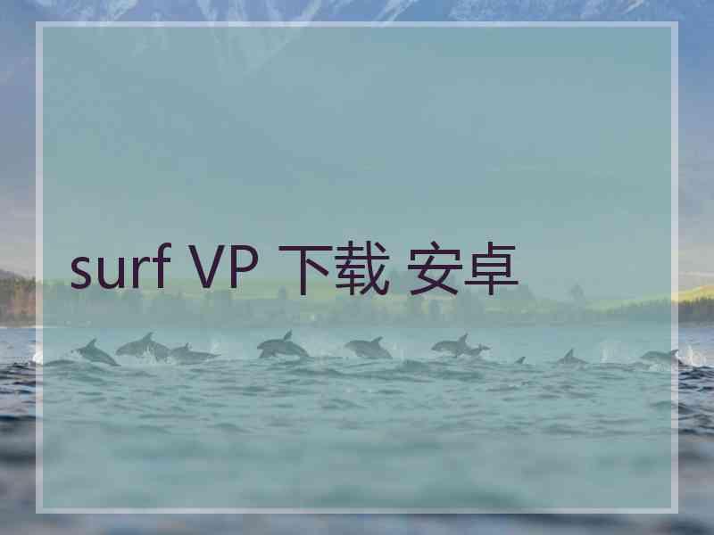surf VP 下载 安卓