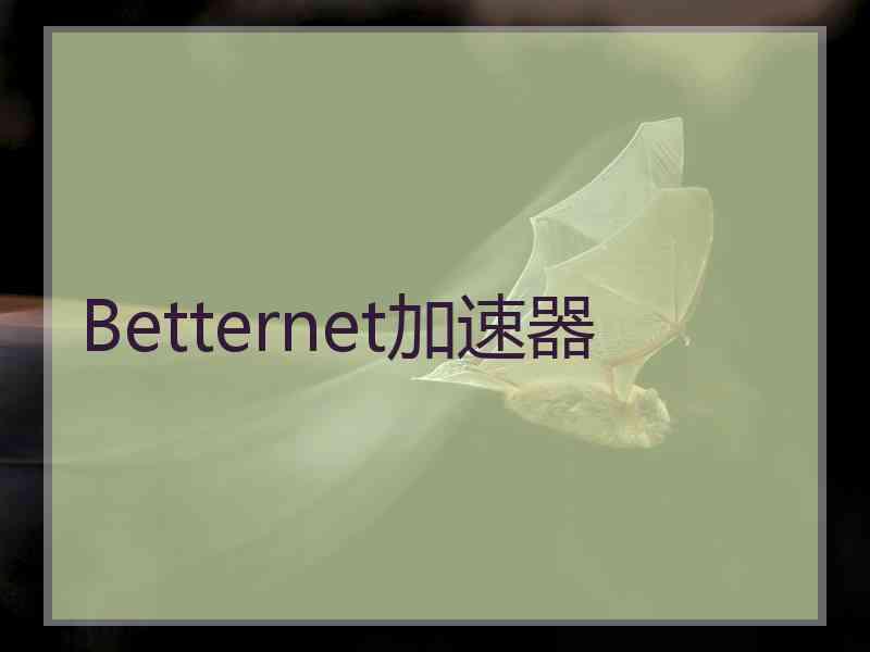 Betternet加速器