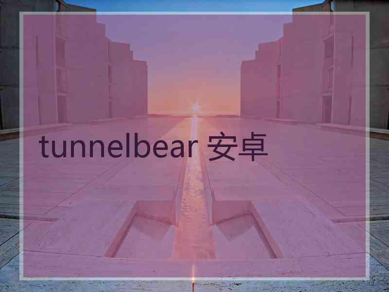 tunnelbear 安卓