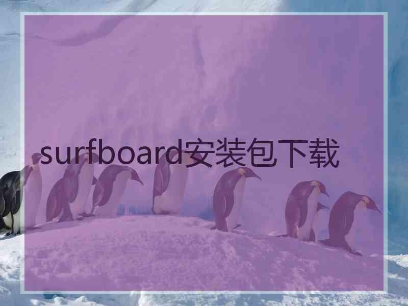 surfboard安装包下载