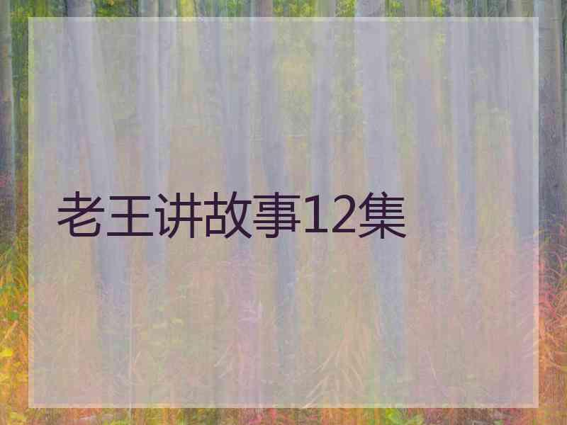 老王讲故事12集